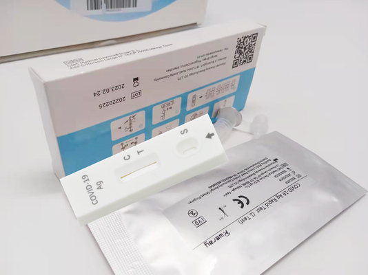 %99,1 Özgüllük PCR Swab Hızlı Antijen Testi Teşhis Tek Kullanımlık