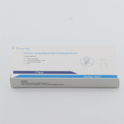Kalite  ISO Certified 15mins Rapid Covid 19 Test Kits Antigen Saliva Test Kit High Sensitivity fabrika