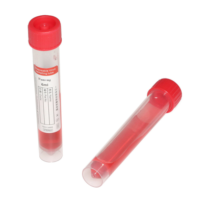 Floklu Naylon Swab Çubuğu ile Tıbbi VTM Swab Kiti Viral Transport Medium