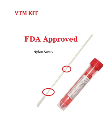 Nazal Oral Naylon Swab Stick VTM Kiti Sterilizasyon Paketleme