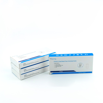 Negatif Nükleik Asit Testi için COVID-19 Antijen Test Kitleri Kolloidal Altın Bazlı