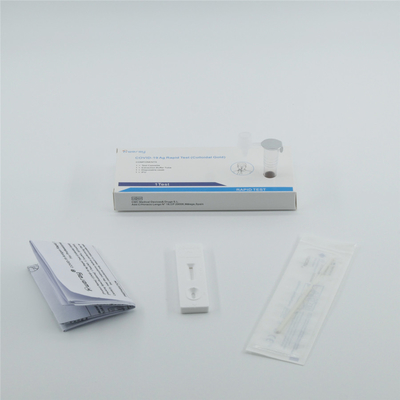 Kolloidal Altın In Vitro Tanı Antikor Hızlı Test Kiti Swab Antijen Testi OEM ODM