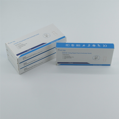 ISO Onaylı Swab Antijen Hızlı Test Kolloidal Altın Bireysel Paket